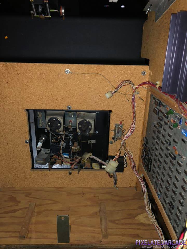 Lunar Lander Photo: Lunar Lander arcade cabinet - Inside