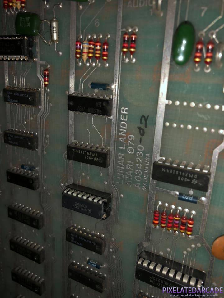 Lunar Lander Photo: Lunar Lander arcade cabinet - Inside