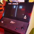 Pong Doubles cabinet - Monitor and Controls