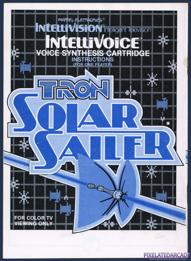 TRON: Solar Sailer: Instruction Manual - Back Cover