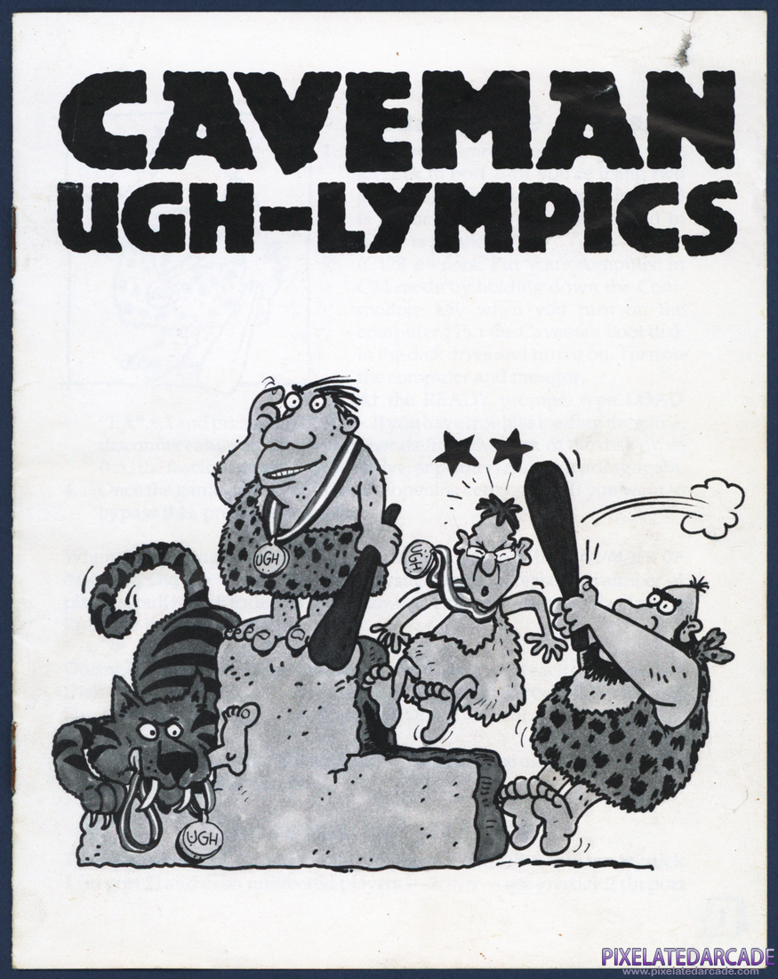 Caveman Ugh-Lympics: Instruction Manual - Front Cover