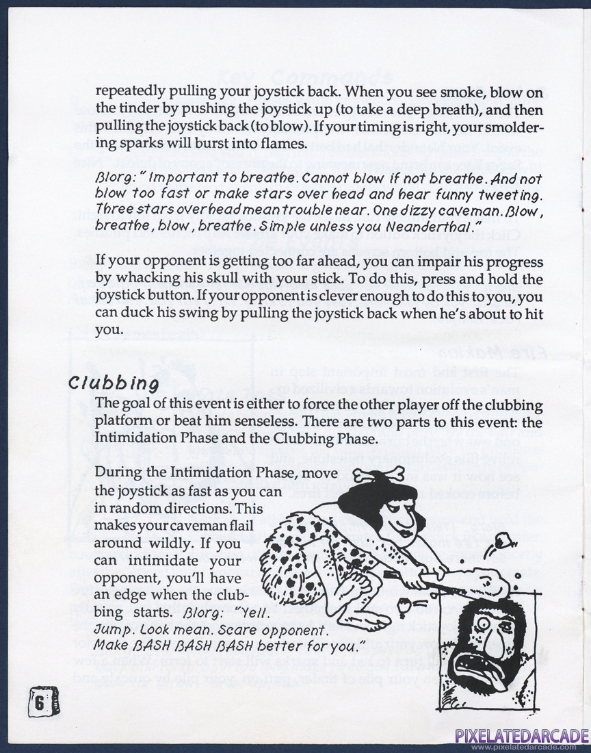Caveman Ugh-Lympics: Instruction Manual - Page 6