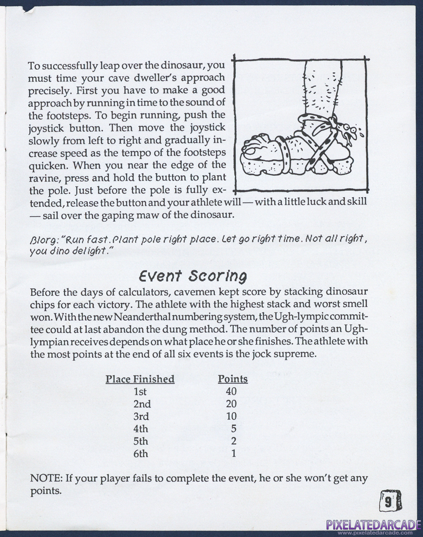 Caveman Ugh-Lympics: Instruction Manual - Page 9