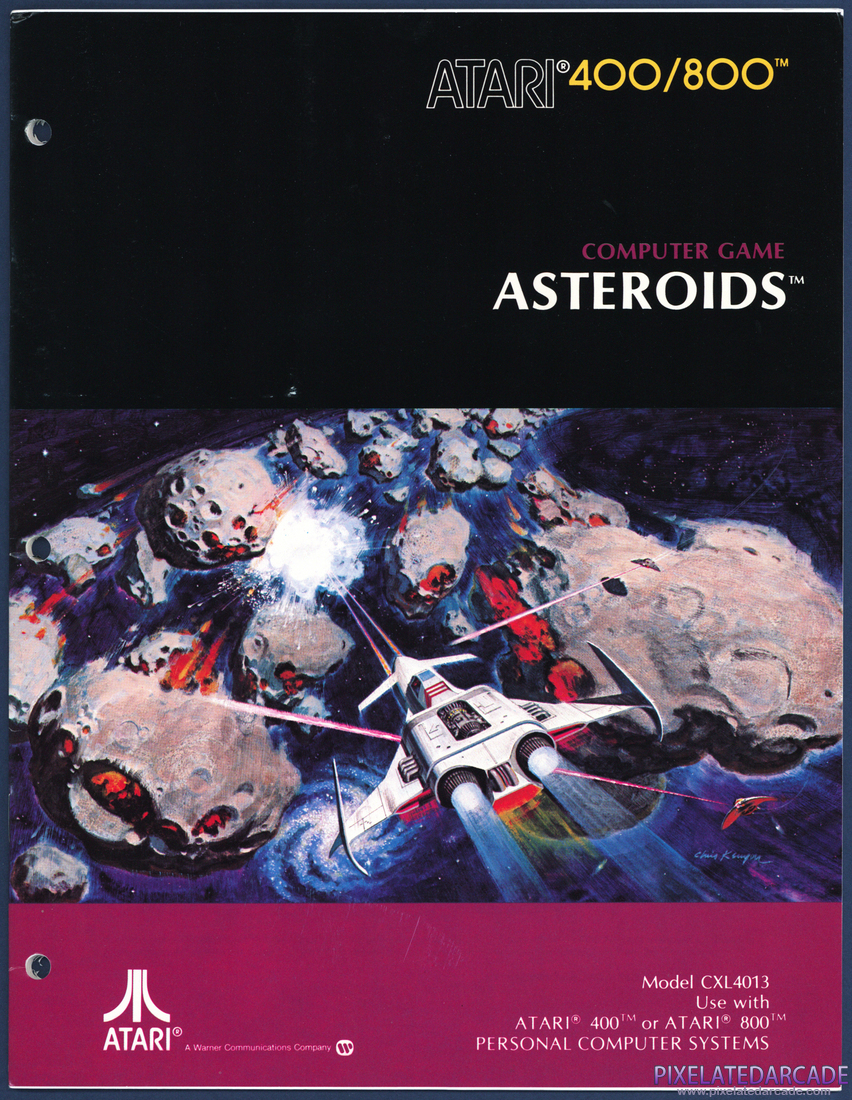 Asteroids: Instruction Manual - Front Cover