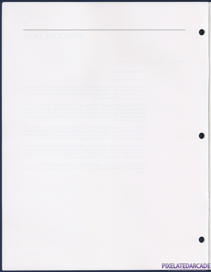 Asteroids: Instruction Manual - Page 2