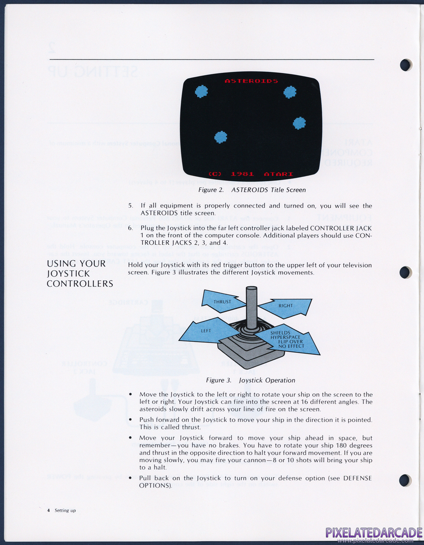Asteroids: Instruction Manual - Page 4
