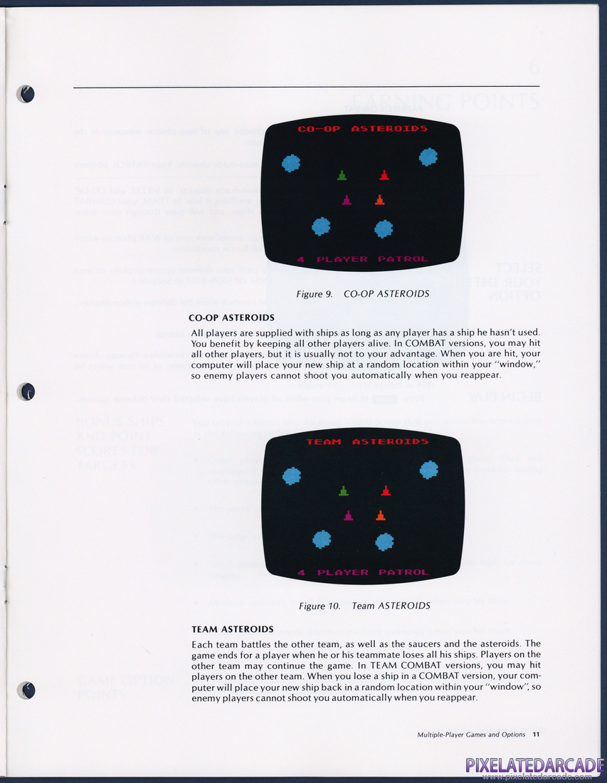 Asteroids: Instruction Manual - Page 11