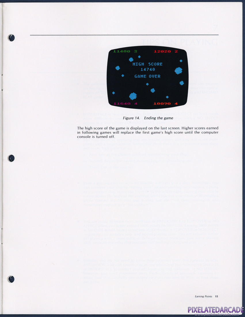 Asteroids: Instruction Manual - Page 15