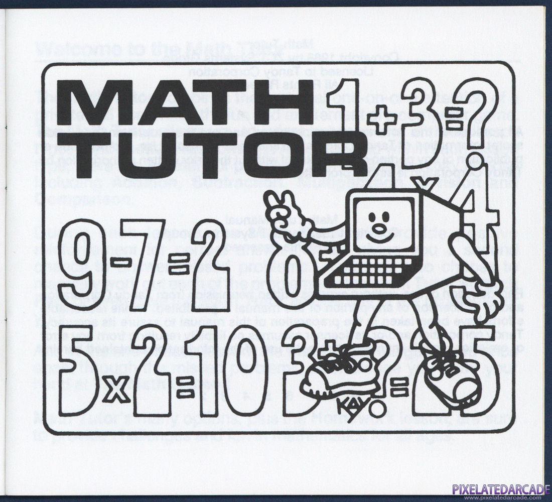 Math Tutor: Instruction Manual - Page 4