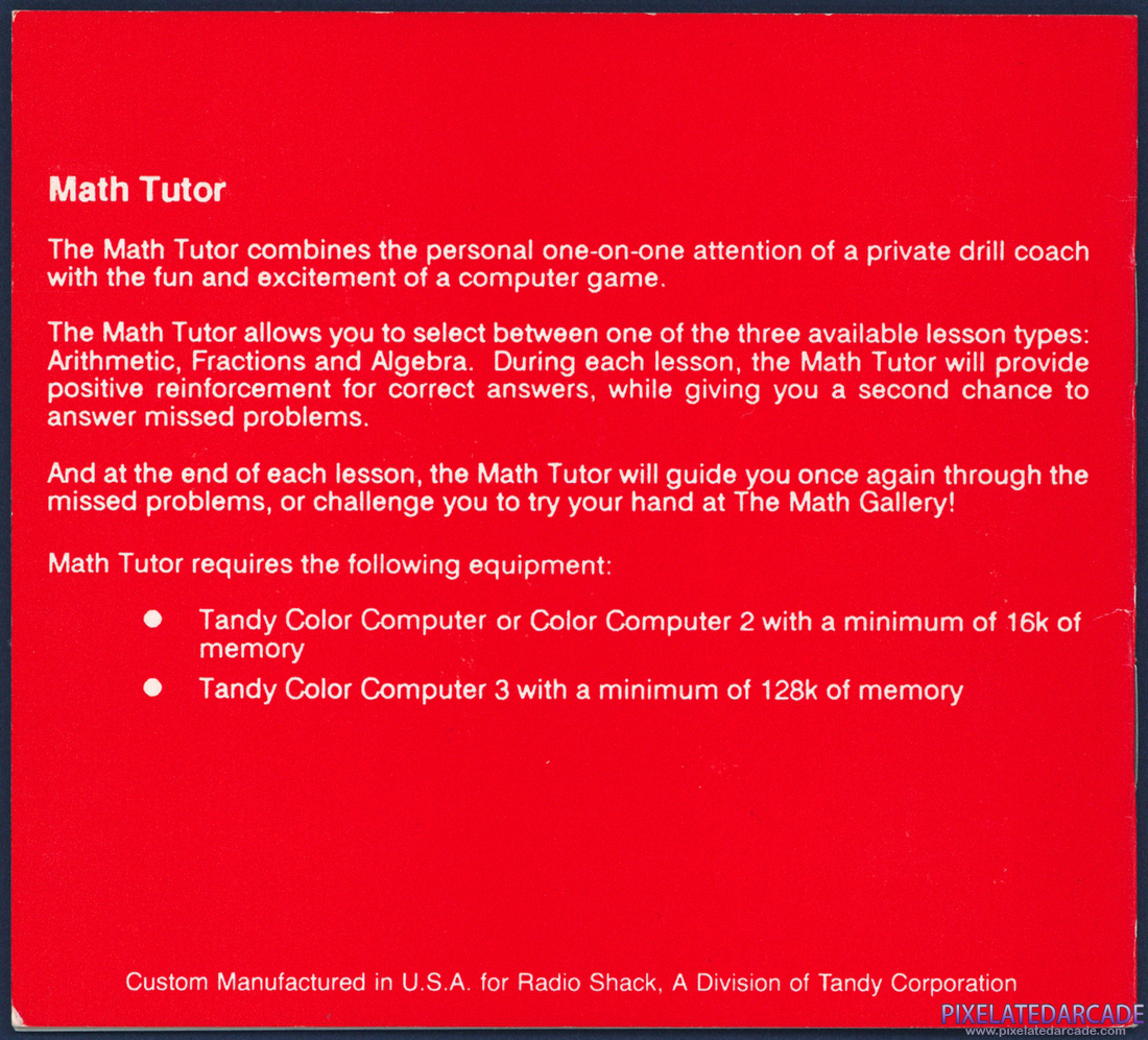 Math Tutor: Instruction Manual - Page 25