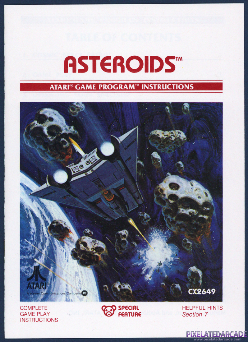 Asteroids: Instruction Manual - Page 1