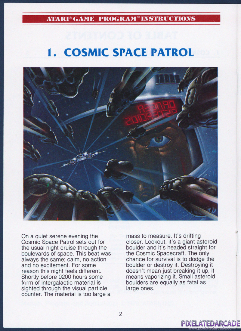 Asteroids: Instruction Manual - Page 4