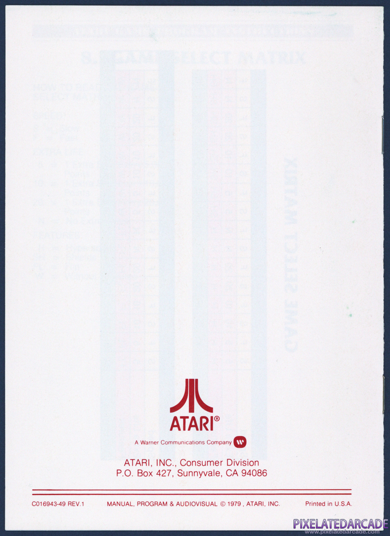 Asteroids: Instruction Manual - Page 12
