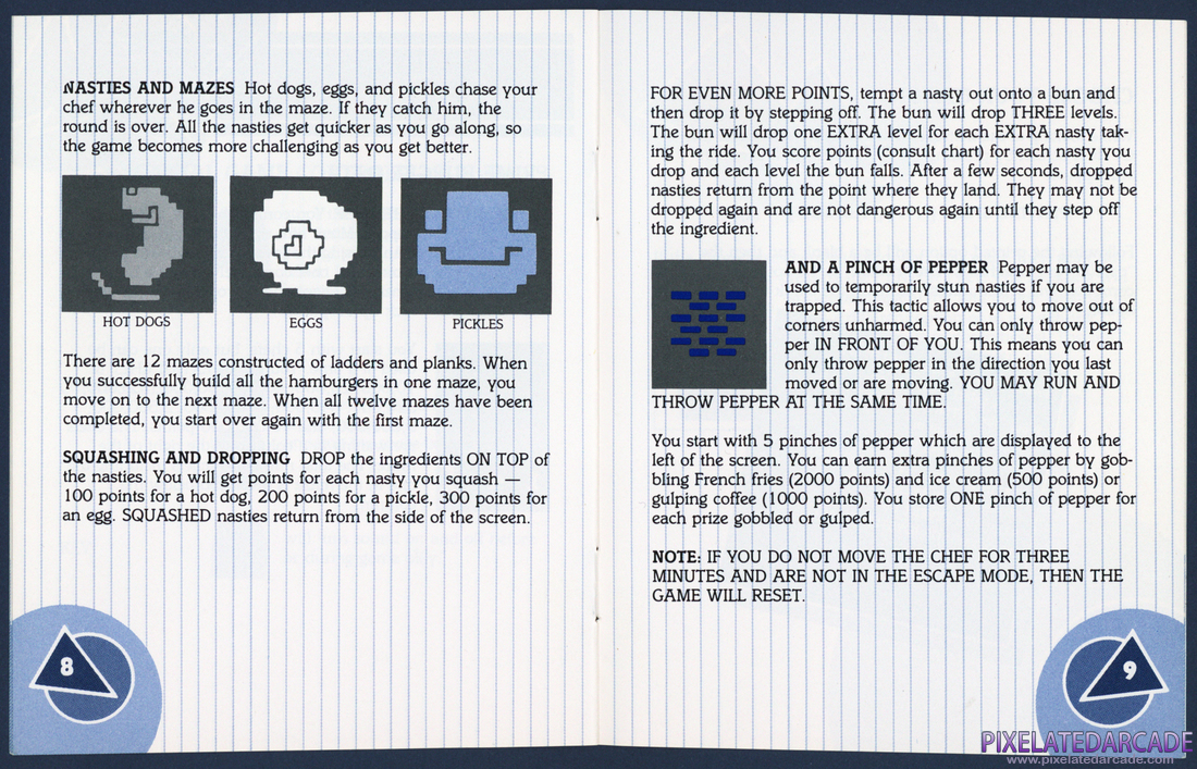 BurgerTime: Instruction Manual - Page 6