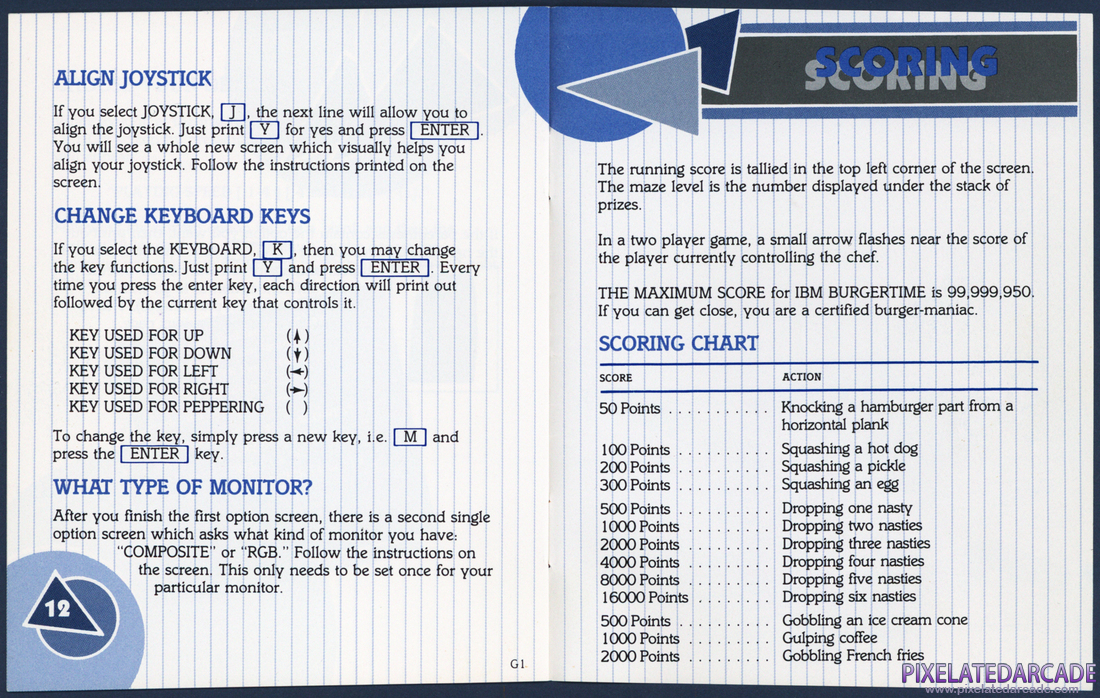 BurgerTime: Instruction Manual - Page 8