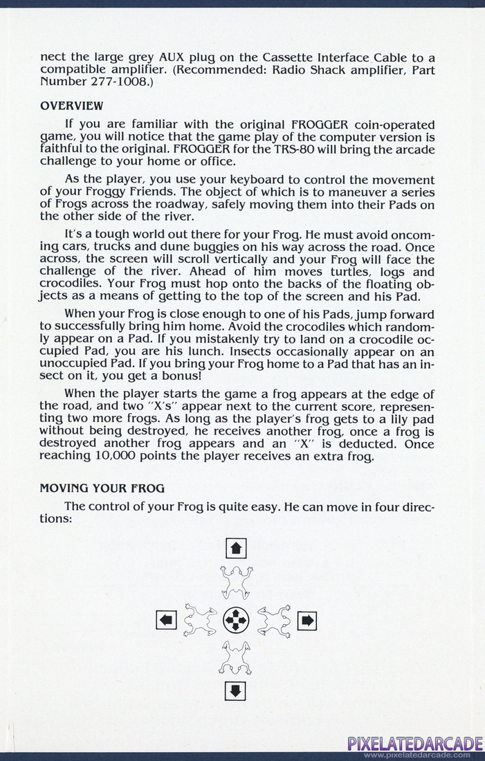 Frogger: Instruction Manual - Page 3