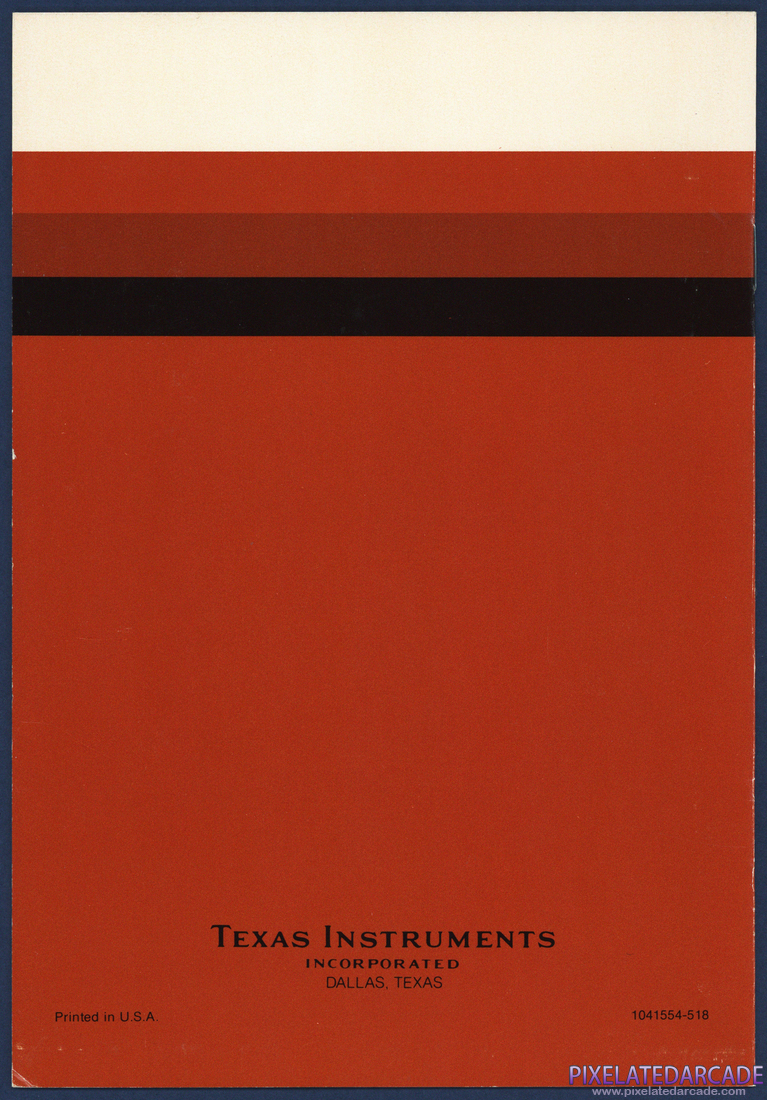 Market Simulation: Instruction Manual - Back Cover