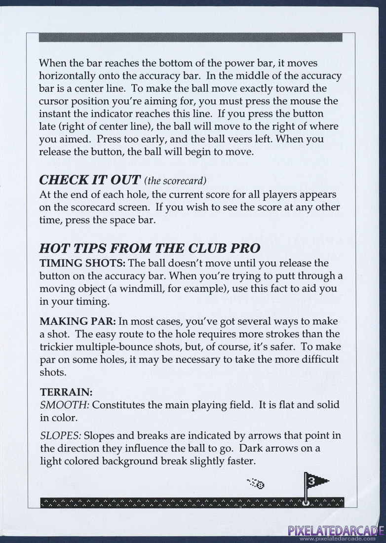 Mini-Putt: Instruction Manual - Page 3