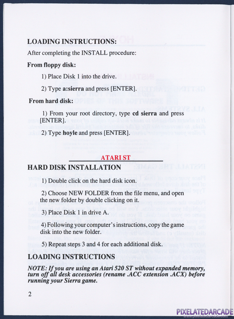 Hoyle: Official Book of Games - Volume 1: Instruction Manual - Page 5
