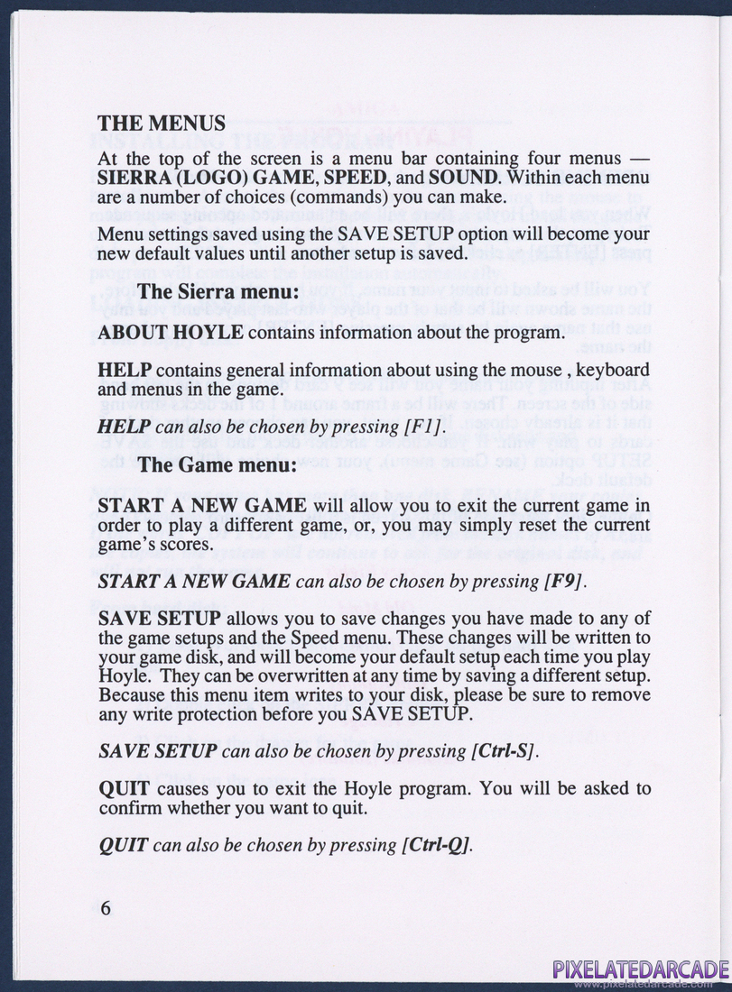 Hoyle: Official Book of Games - Volume 1: Instruction Manual - Page 9