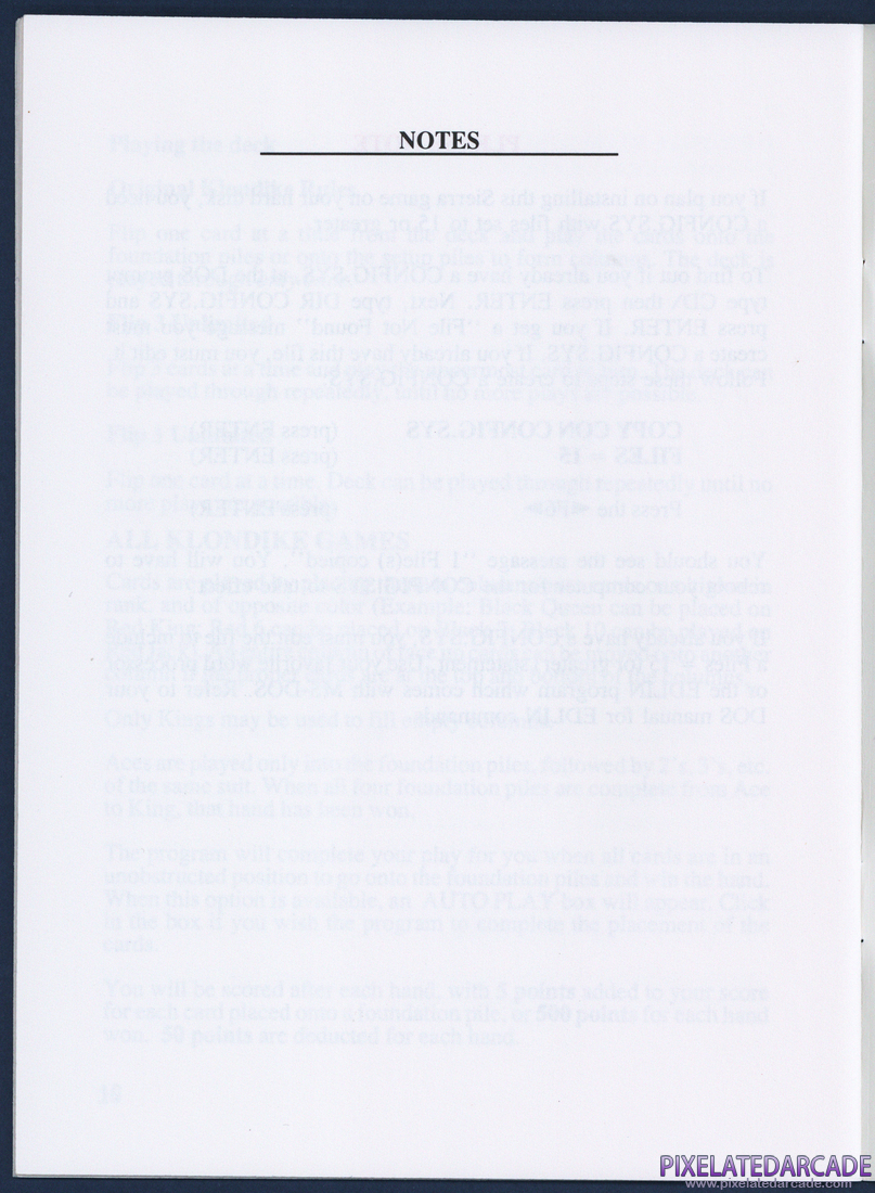 Hoyle: Official Book of Games - Volume 1: Instruction Manual - Page 25