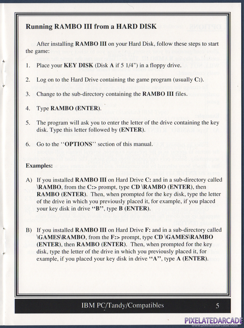 Rambo III: Instruction Manual - Page 5