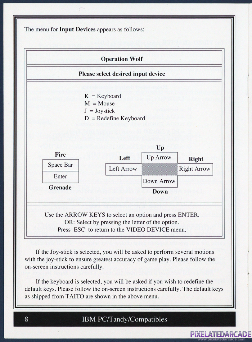 Operation Wolf: Instruction Manual - Page 8
