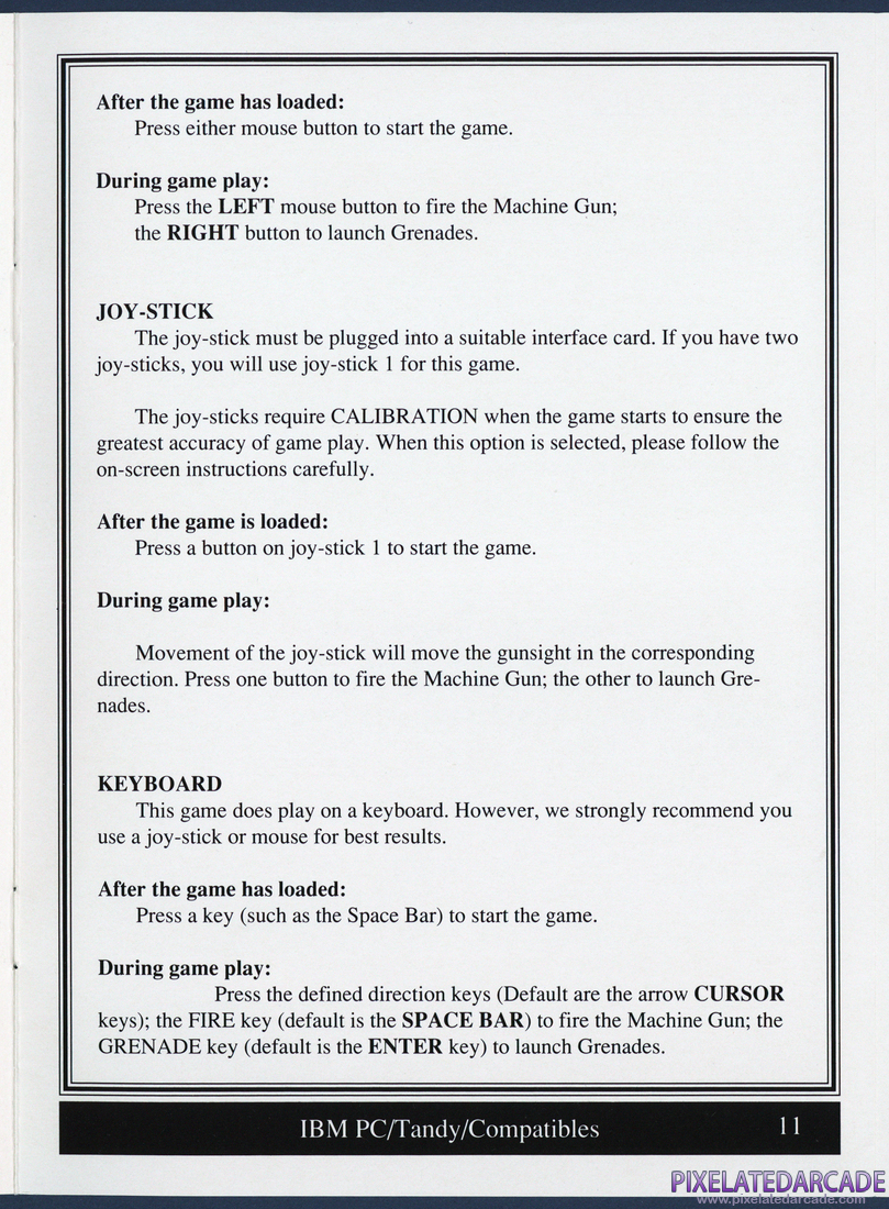 Operation Wolf: Instruction Manual - Page 11