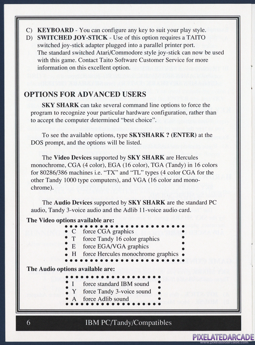 Sky Shark: Loading Instructions - Page 6