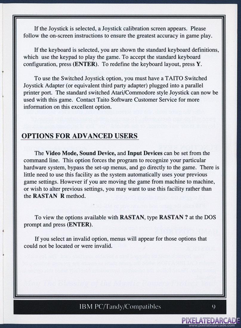 Rastan: Instruction Manual - Page 9
