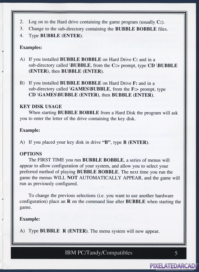 Bubble Bobble: Instruction Manual - Page 5