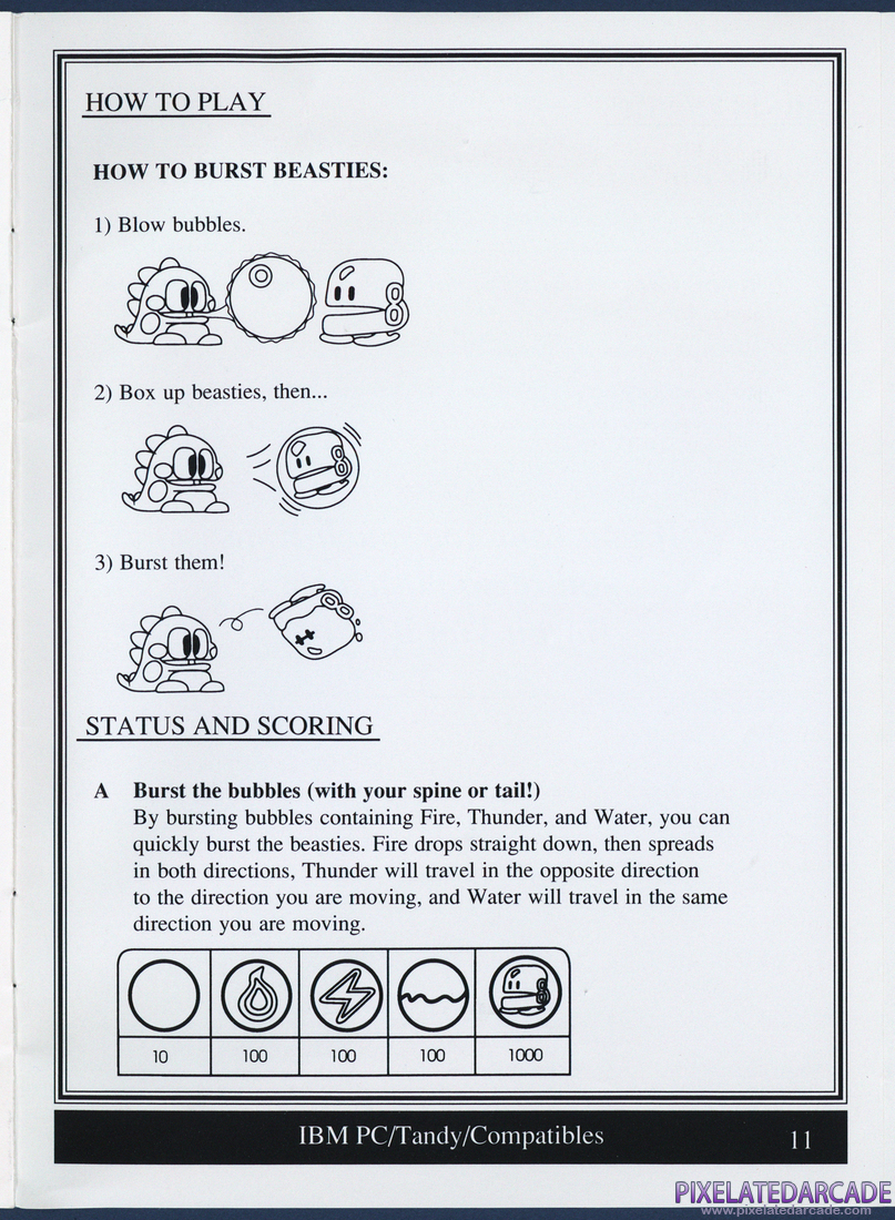 Bubble Bobble: Instruction Manual - Page 11
