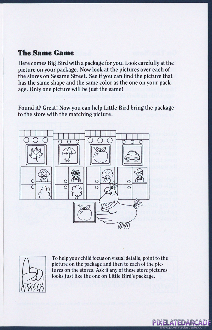 Big Bird's Special Delivery: Instruction Manual - Page 5
