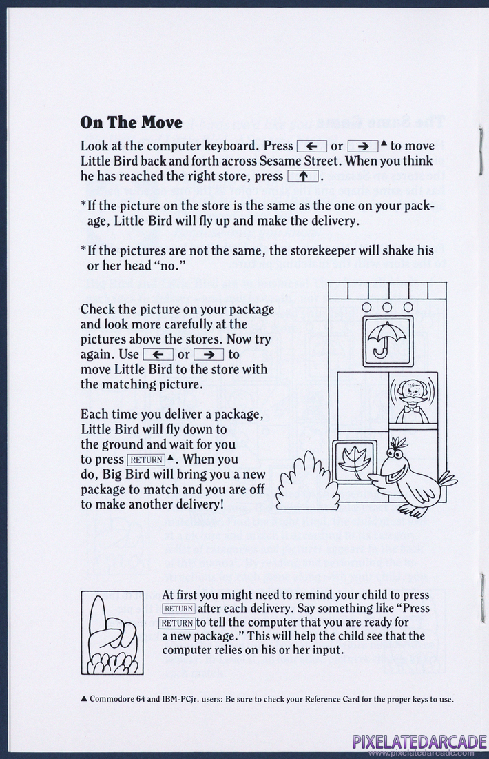Big Bird's Special Delivery: Instruction Manual - Page 6