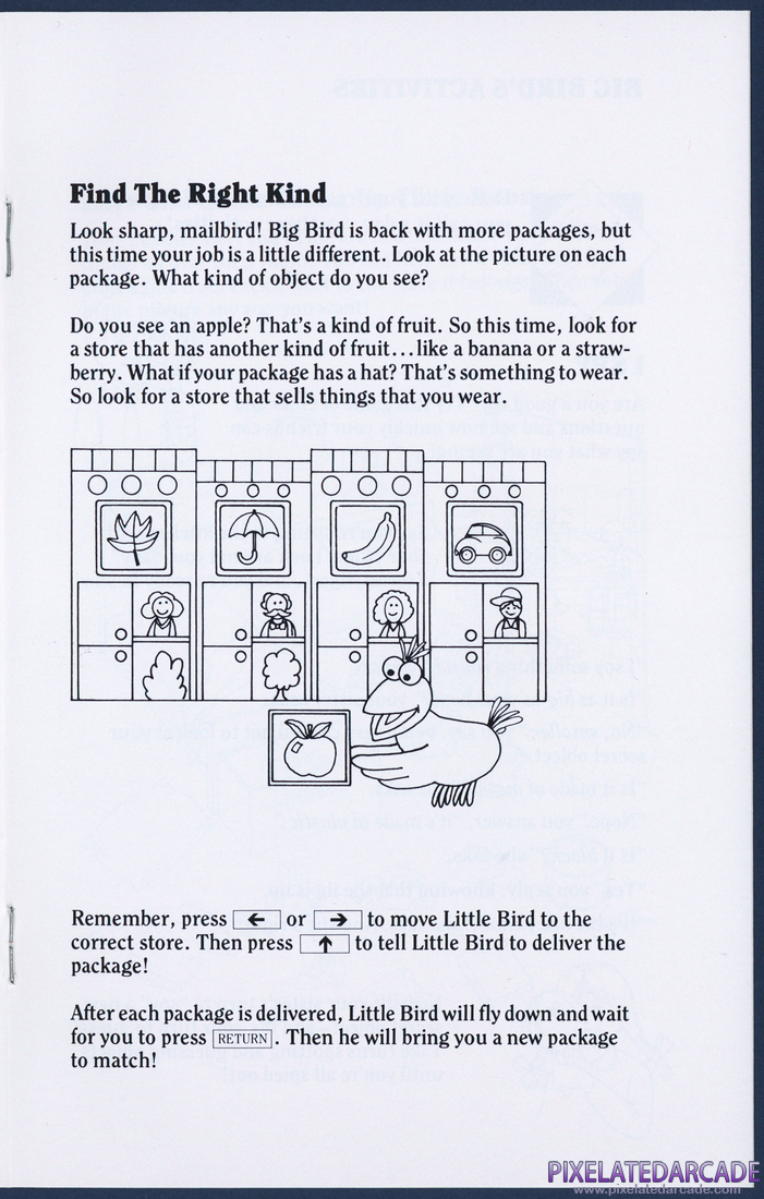 Big Bird's Special Delivery: Instruction Manual - Page 7