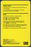 Reference Card Back
