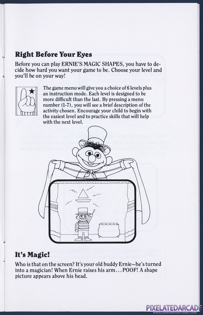 Ernie's Magic Shapes: Instruction Manual - Page 5