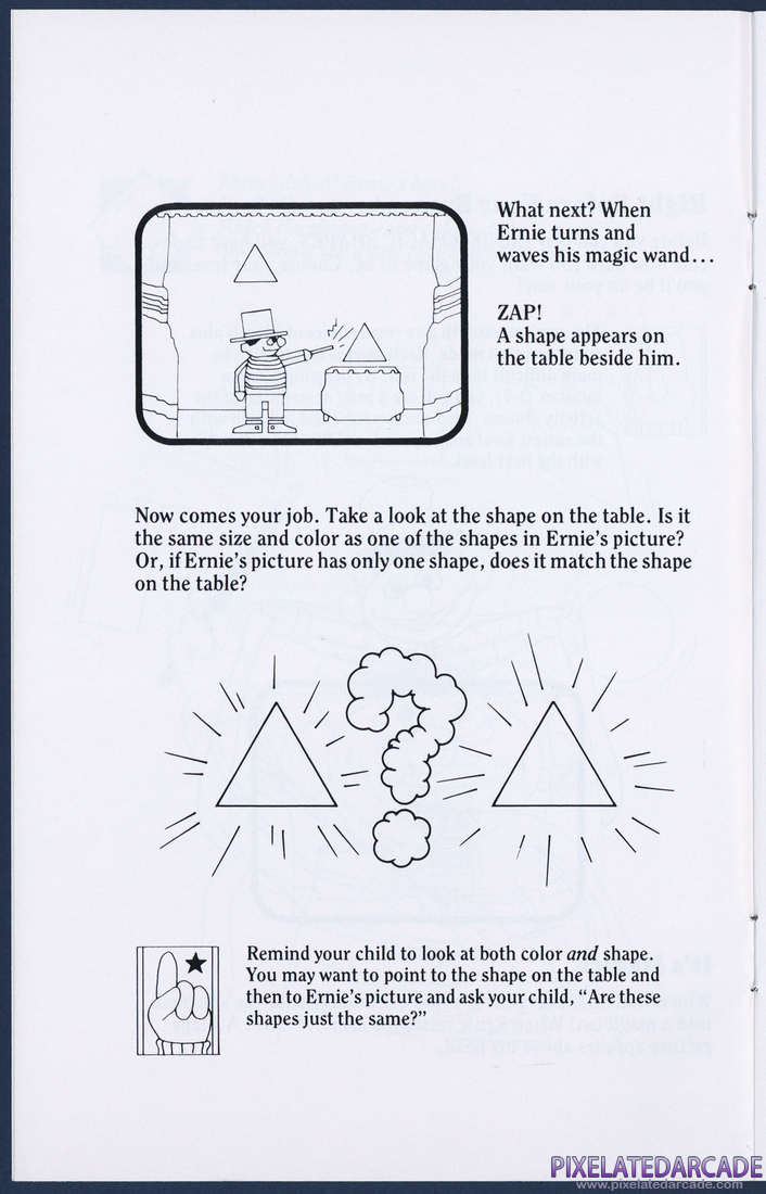 Ernie's Magic Shapes: Instruction Manual - Page 6