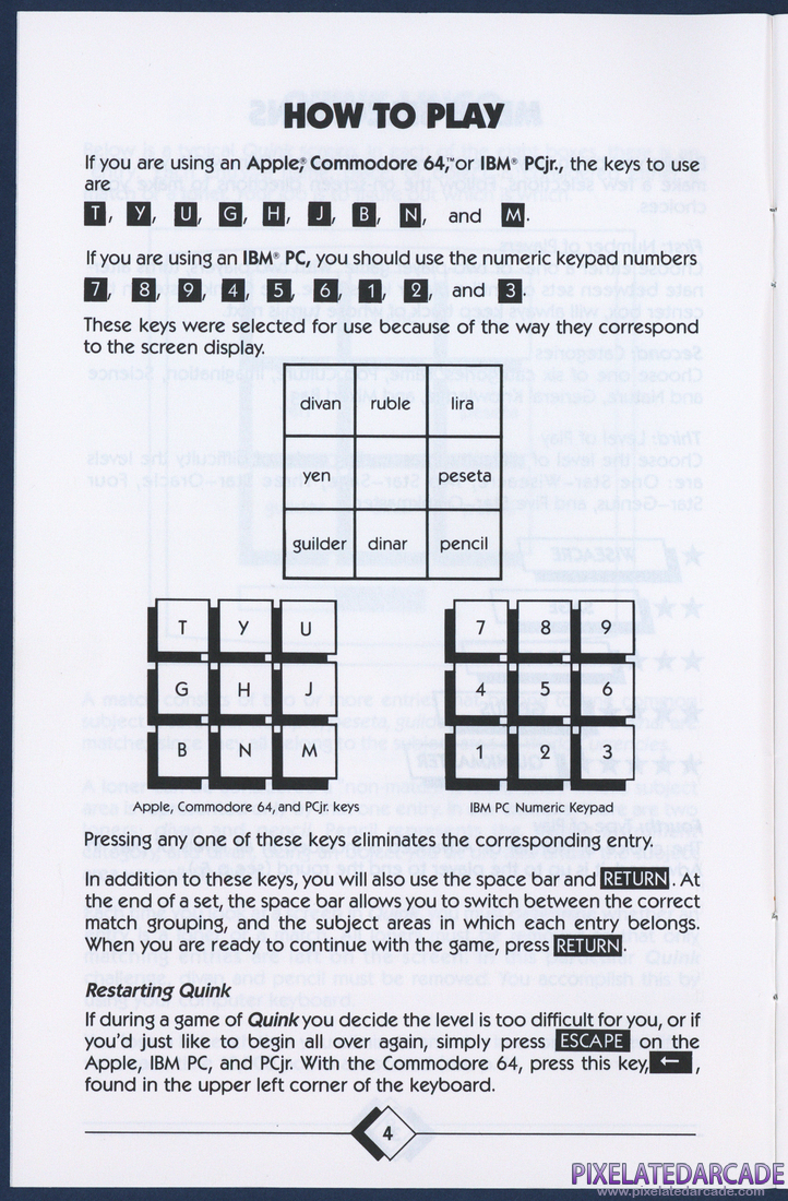 Quink: Instruction Manual - Page 6