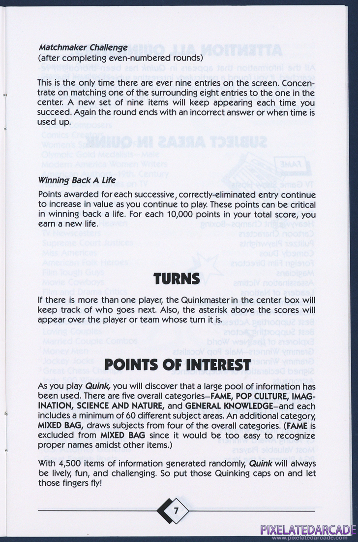 Quink: Instruction Manual - Page 9
