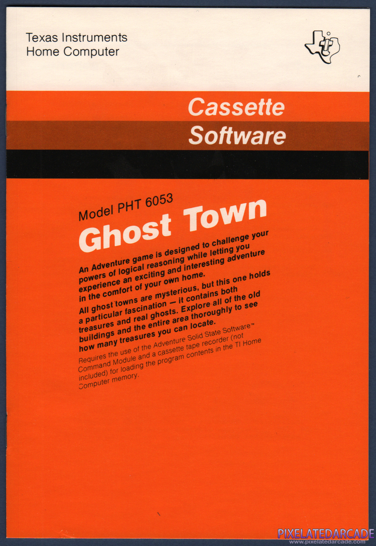 Ghost Town: Instruction Manual - Front Cover