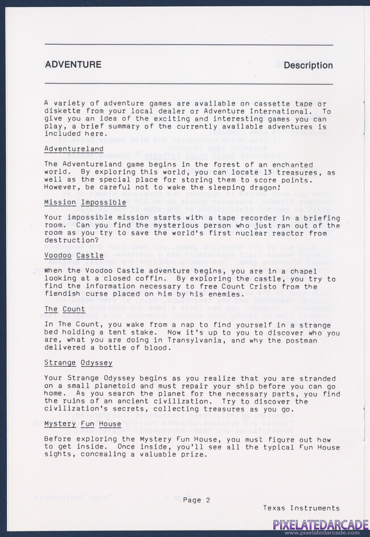 Ghost Town: Instruction Manual - Page 2