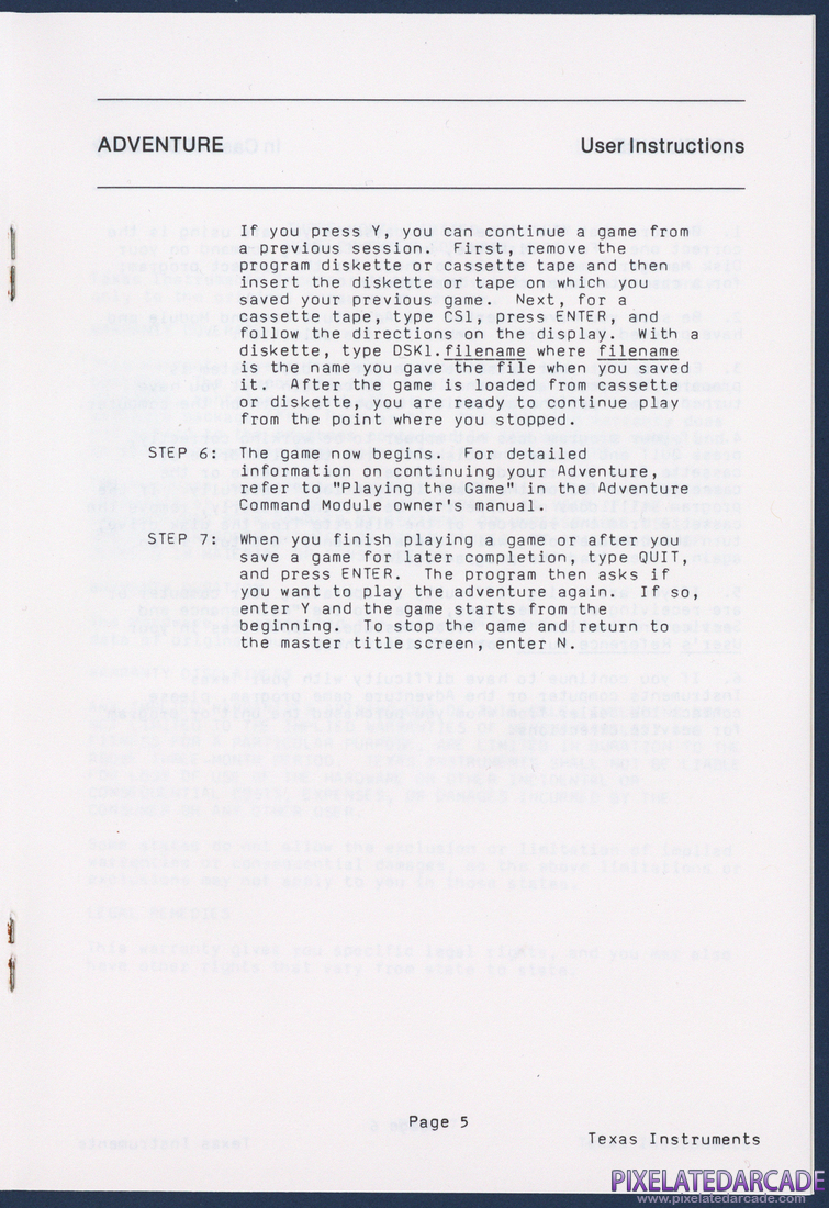 Ghost Town: Instruction Manual - Page 5