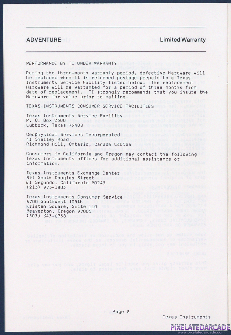 Ghost Town: Instruction Manual - Page 8