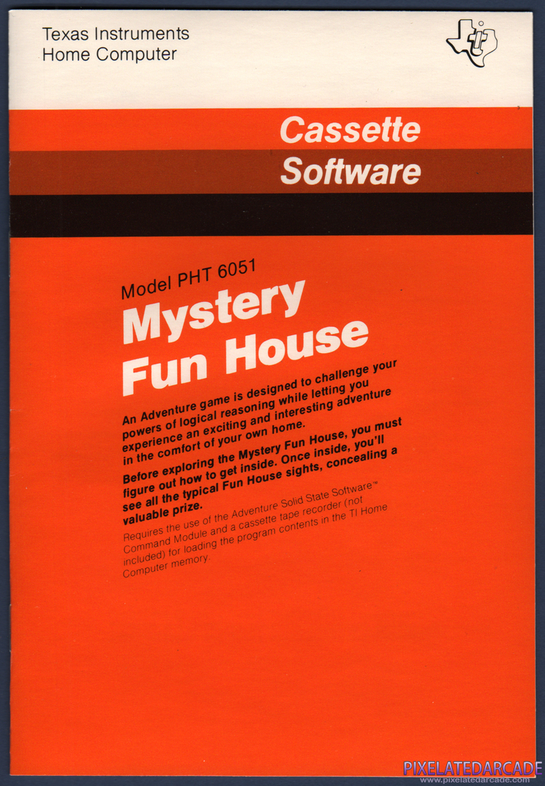 Mystery Fun House: Instruction Manual - Front Cover