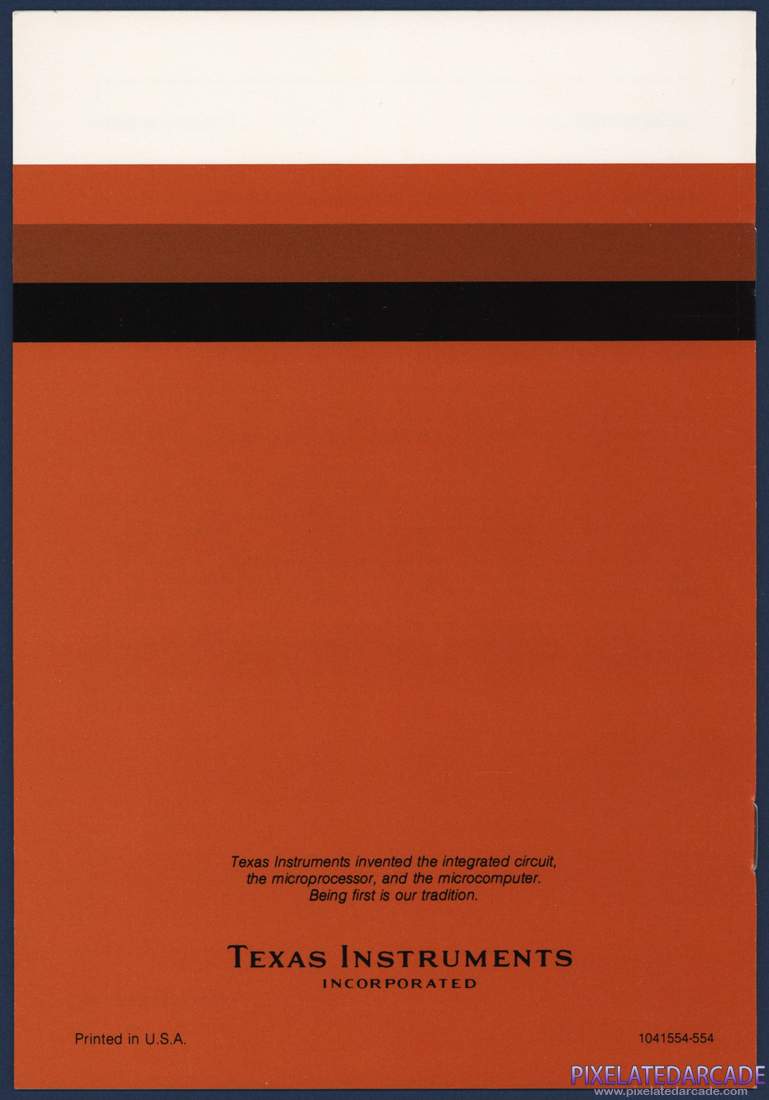 Savage Island Series: Instruction Manual - Back Cover