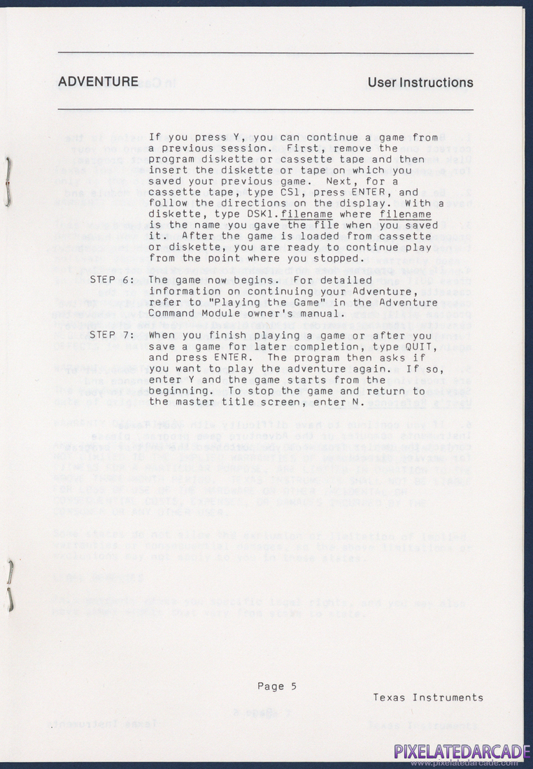 Savage Island Series: Instruction Manual - Page 5