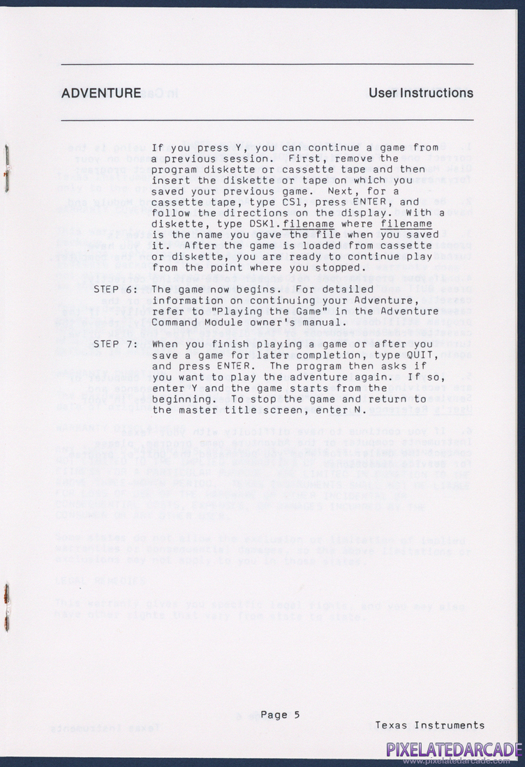 Savage Island Series: Instruction Manual - Page 5