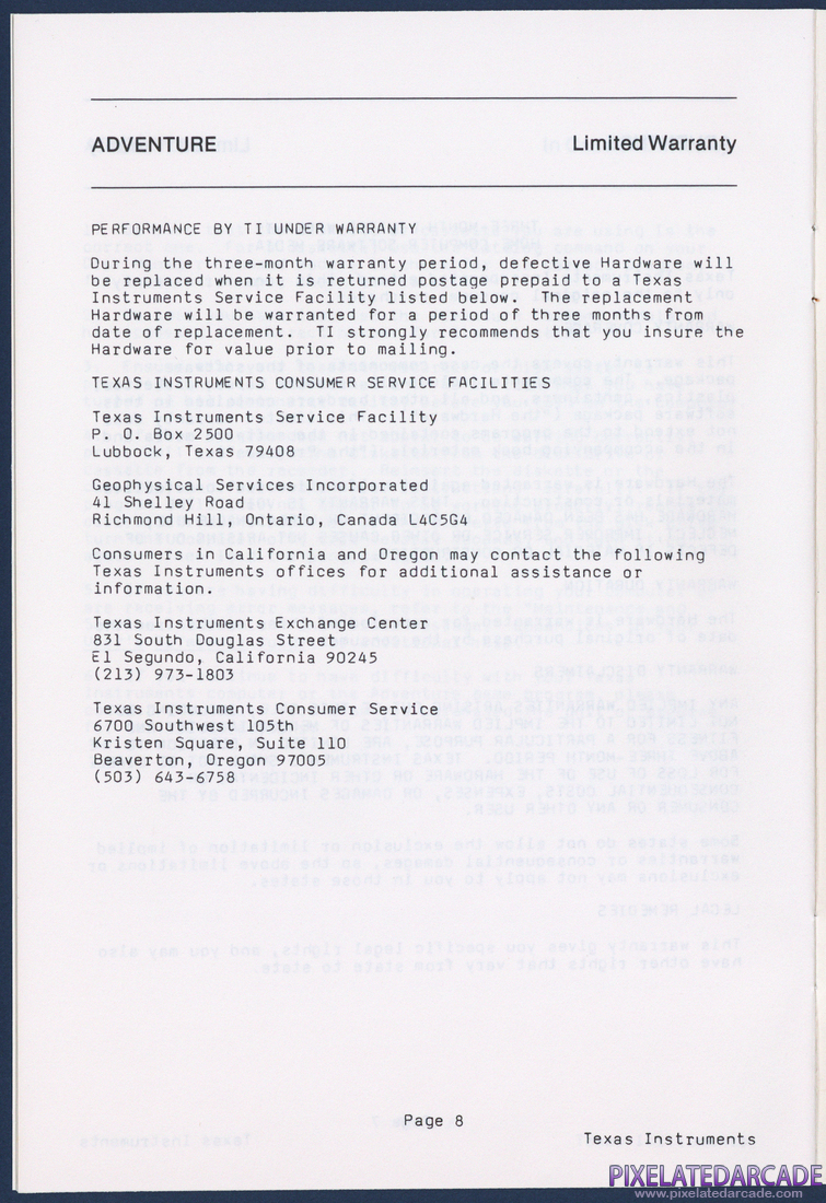 Savage Island Series: Instruction Manual - Page 8