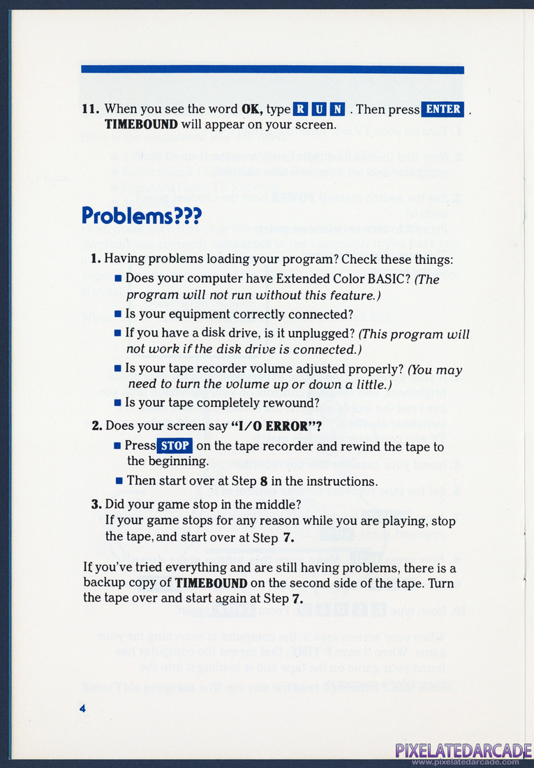 Timebound: Instruction Manual - Page 4